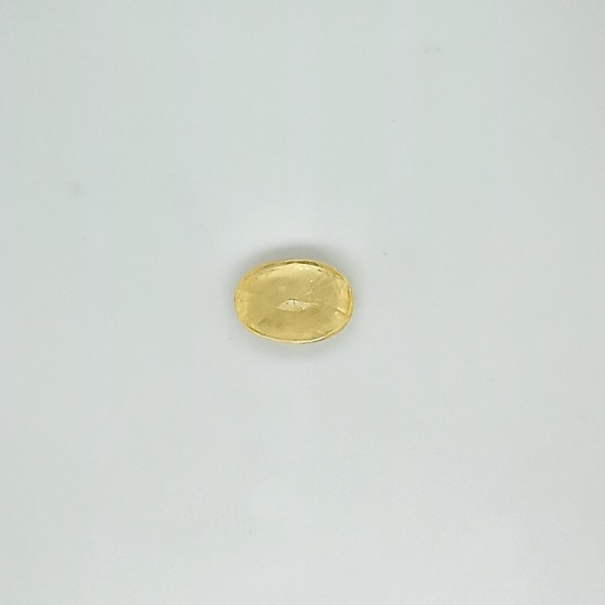 Yellow Sapphire (Pukhraj) 8.16 Ct Lab Tested Yellow Sapphire (Pukhraj) 8.16 Ct Lab Tested